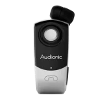 Audionic Business KLIP-ON 7 retractable wireless earphone with collar clip