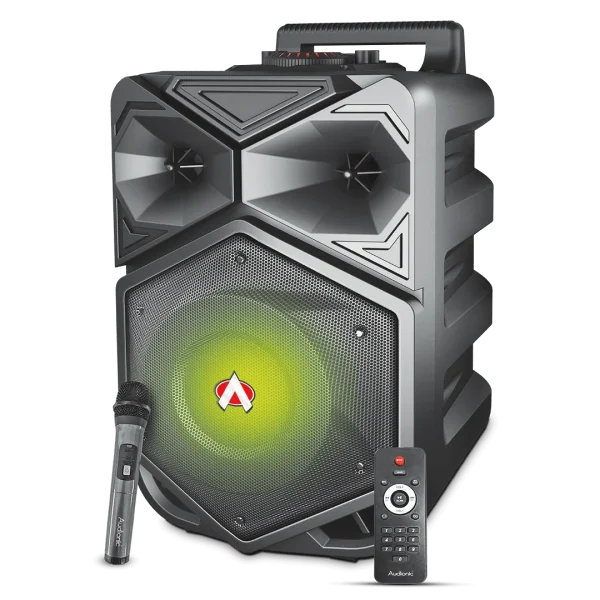 Audionic Mehfil MH-808 Plus Portable Speaker Overview Audionic Mehfil MH-808 Plus portable speaker with wireless microphone and RGB lights