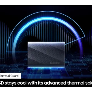Drop protection test demonstration for Samsung T9 2TB Portable SSD