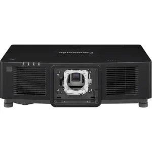 Panasonic high brightness laser projector displaying content in a brightly lit auditorium venue