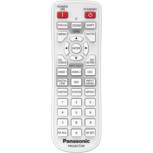 Infrared remote control unit for Panasonic PT-MZ11KL Laser Projector