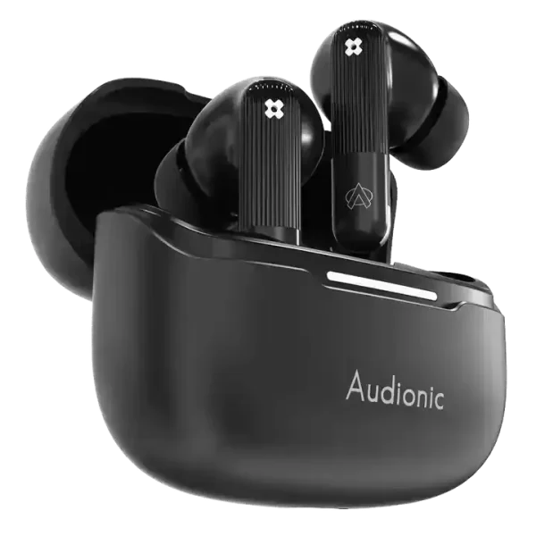 Audionic Trance Airbud 850 Charging Case View Audionic Trance Airbud 850 hybrid ANC wireless earbuds in charging case