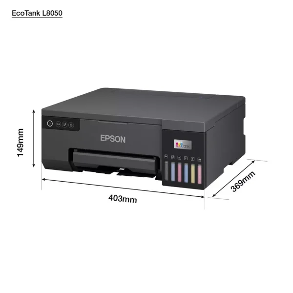 Epson Smart Panel mobile app connected to Epson EcoTank L8050 over Wi-Fi