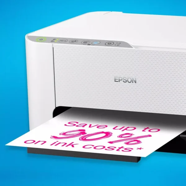 Rear paper feed tray extended on Epson EcoTank L3276