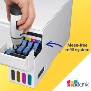 Key-lock spill-free ink tank refilling on Epson EcoTank L3276