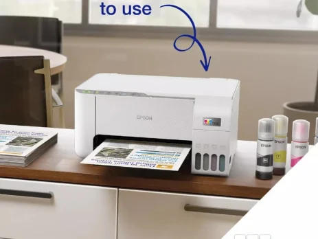 Epson EcoTank L3276 Wi-Fi All-in-One Printer in white finish