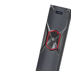 Front digital LED display screen and volume control on Audionic Pace 8 subwoofer