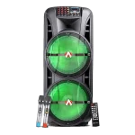 Audionic Mehfil MH-1515 Advance dual 15-inch tower speaker with wireless microphones
