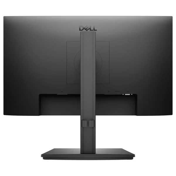 Back panel of Dell Pro monitor highlighting VESA mount pattern and logo