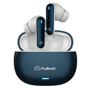 Audionic Airbud 425 TWS Earbuds in charging case display