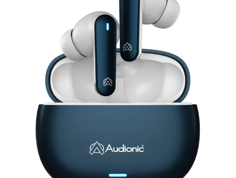 Audionic Airbud 425 TWS Earbuds in charging case display
