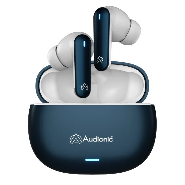 Audionic Airbud 425 TWS Earbuds in charging case display