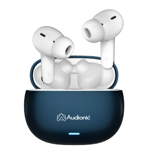 Earbud touch controls and ergonomic fit on Audionic Airbud 425