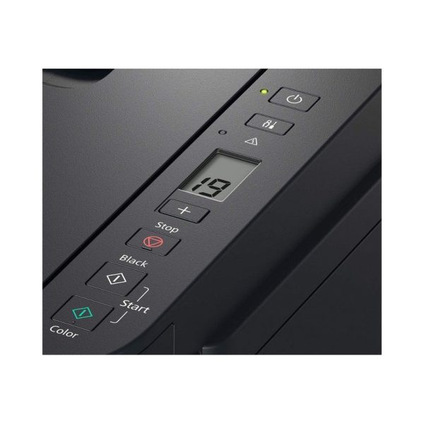 Control panel of Canon PIXMA G2010 with 1.2 inch segment LCD display
