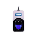 Front angle view of HID DigitalPersona URU 4500 USB optical fingerprint reader