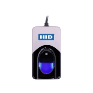 Front angle view of HID DigitalPersona URU 4500 USB optical fingerprint reader