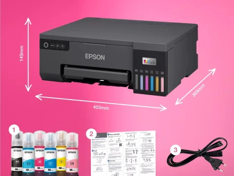 Epson EcoTank L8050 A4 Wi-Fi Ink Tank Photo Printer front view