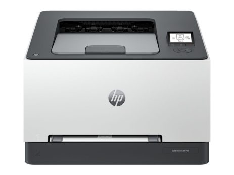 HP Color LaserJet Pro 3203dn duplex color printer front view