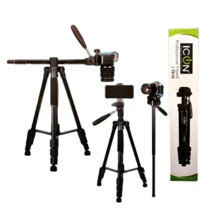ICON i7810 Overhead Tripod and Monopod set up in studio