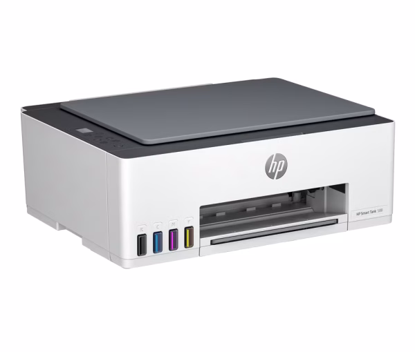 Refillable ink tank system on the HP Smart Tank 580 printer
