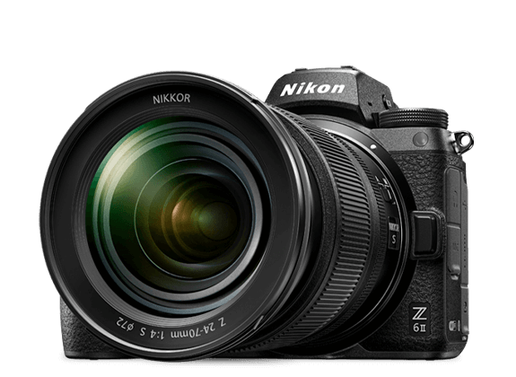 Nikon Z 6II Front View Body Front view of Nikon Z 6II mirrorless camera body showing Z mount.