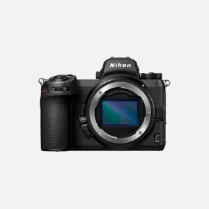 Top dial controls and OLED status panel on Nikon Z 6II camera body.