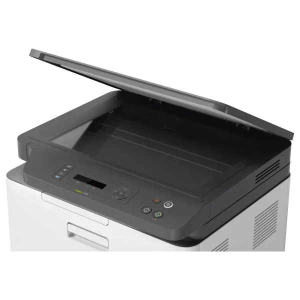 Open flatbed scanner on HP Color Laser MFP 178nw printer