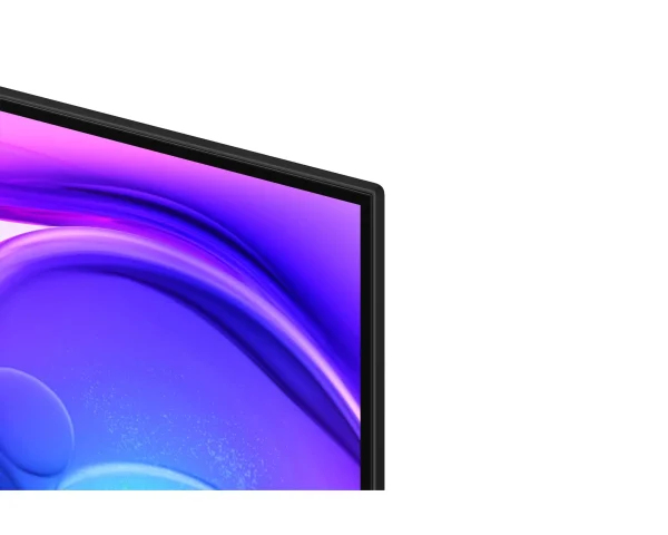 Close up shot showing thin MetalStream frame of Samsung 55Q6F Smart TV