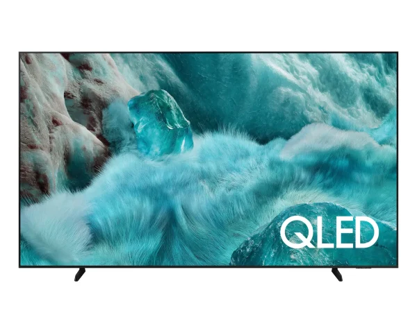 Samsung Q7F 4K Smart TV Front Profile Samsung Q7F 4K Smart TV front view featuring ultra slim bezel display