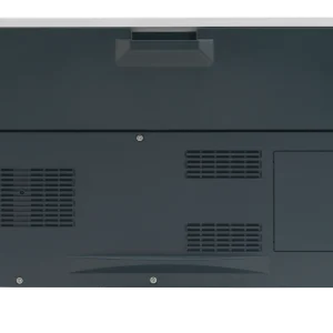 Back panel connections of HP CP5225dn highlighting Ethernet LAN and USB 2.0 ports