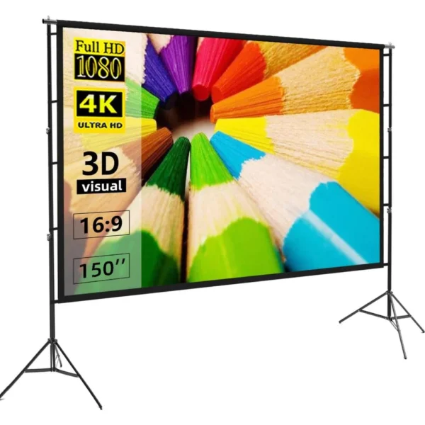 Close-up of Speed-X Projector Screen RF remote control and wall receiver unit