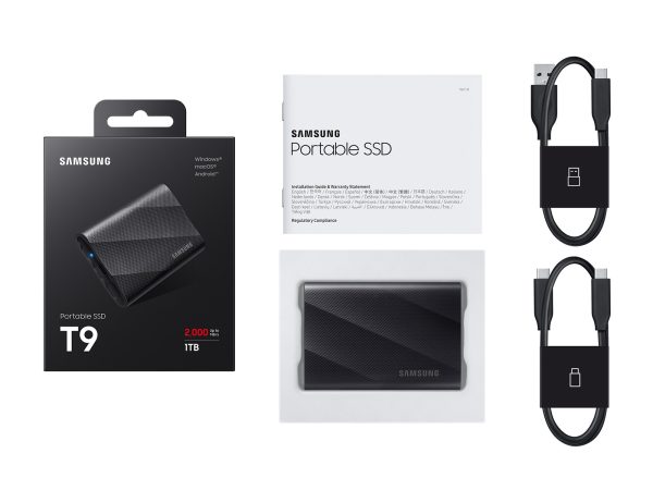 Drop resistance test demonstration of Samsung T9 Portable SSD