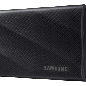 Samsung T9 Portable SSD connected directly to a high-end mirrorless camera