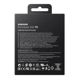 Samsung T9 Portable SSD surviving a drop test onto a hard surface