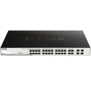 D-Link DGS-F1210-26PS 24-Port Gigabit PoE+ Smart Managed Switch