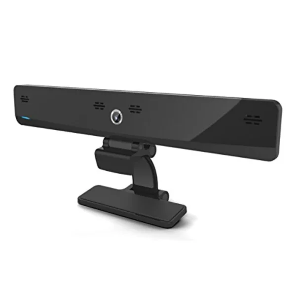 LG AN-VC300 Video Call Camera sitting mounted on top bezel of smart television screen