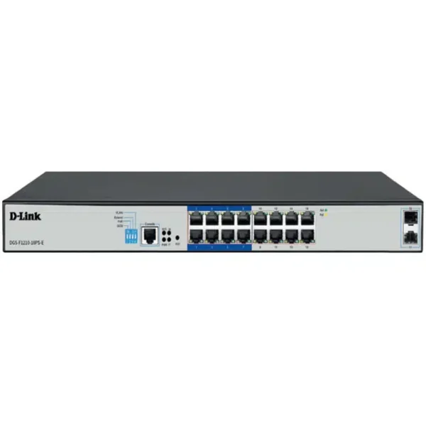 D-Link DGS-F1210-18 PSE 18-Port Gigabit PoE+ Smart Managed Switch