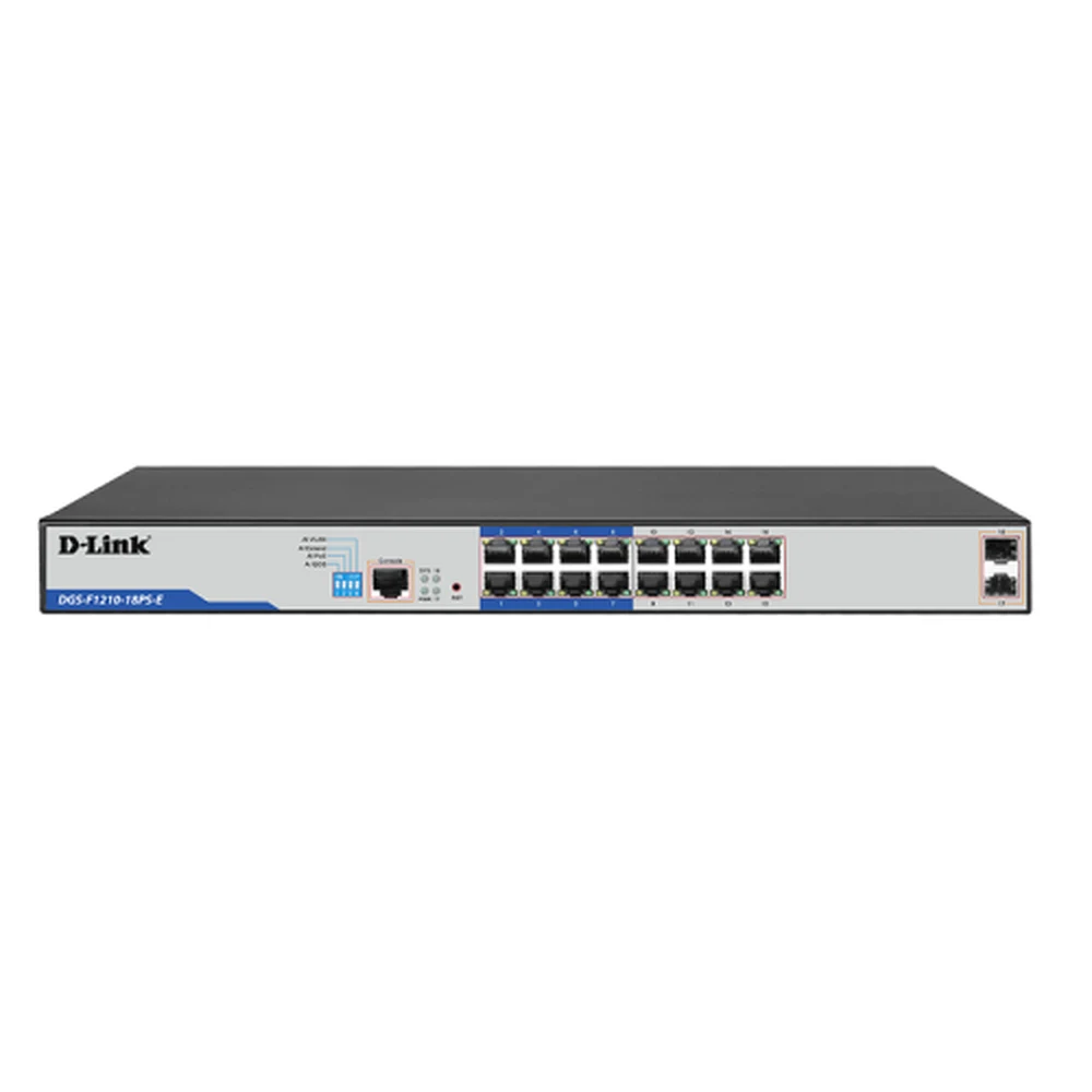 D-Link DGS-F1210-18 PSE 18-Port Gigabit PoE+ Smart Managed Switch - product view