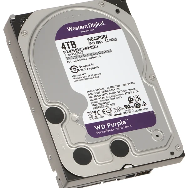 WD Purple 4TB Surveillance Hard Drive (WD40PURX / WD43PURZ) – gallery view