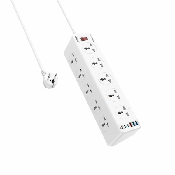 LDNIO SC10610C 10 AC Outlets Power Strip (3USB-C & 3USB-A) – gallery view