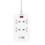 LDNIO SC4407C 45W 4-Port Power Strip (EU Plug, New Edition)