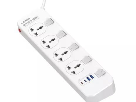 LDNIO SC4408C PD20W (2C+2U) 4-Port Power Socket (Upgraded Edition)