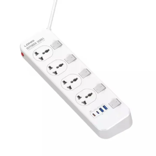 LDNIO SC4408C PD20W (2C+2U) 4-Port Power Socket (Upgraded Edition) LDNIO SC4408C PD20W (2C+2U) 4-Port Power Socket (Upgraded Edition)