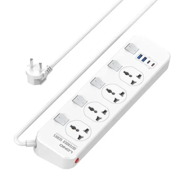 LDNIO SC4408C PD20W (2C+2U) 4-Port Power Socket (Upgraded Edition) – gallery view