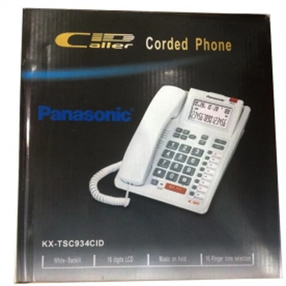Panasonic KX-TSC934CID Corded Telephone Set with Caller ID