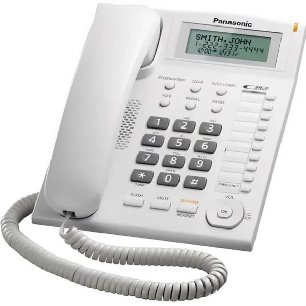 Panasonic KX-TS880MX Corded Telephone with 3-Line Display