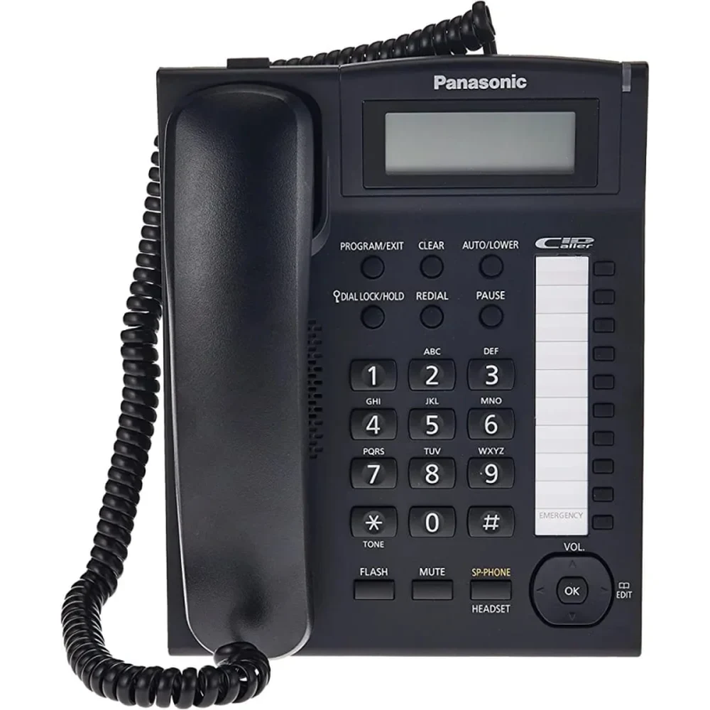 Panasonic KX-TS880MX Corded Telephone with 3-Line Display