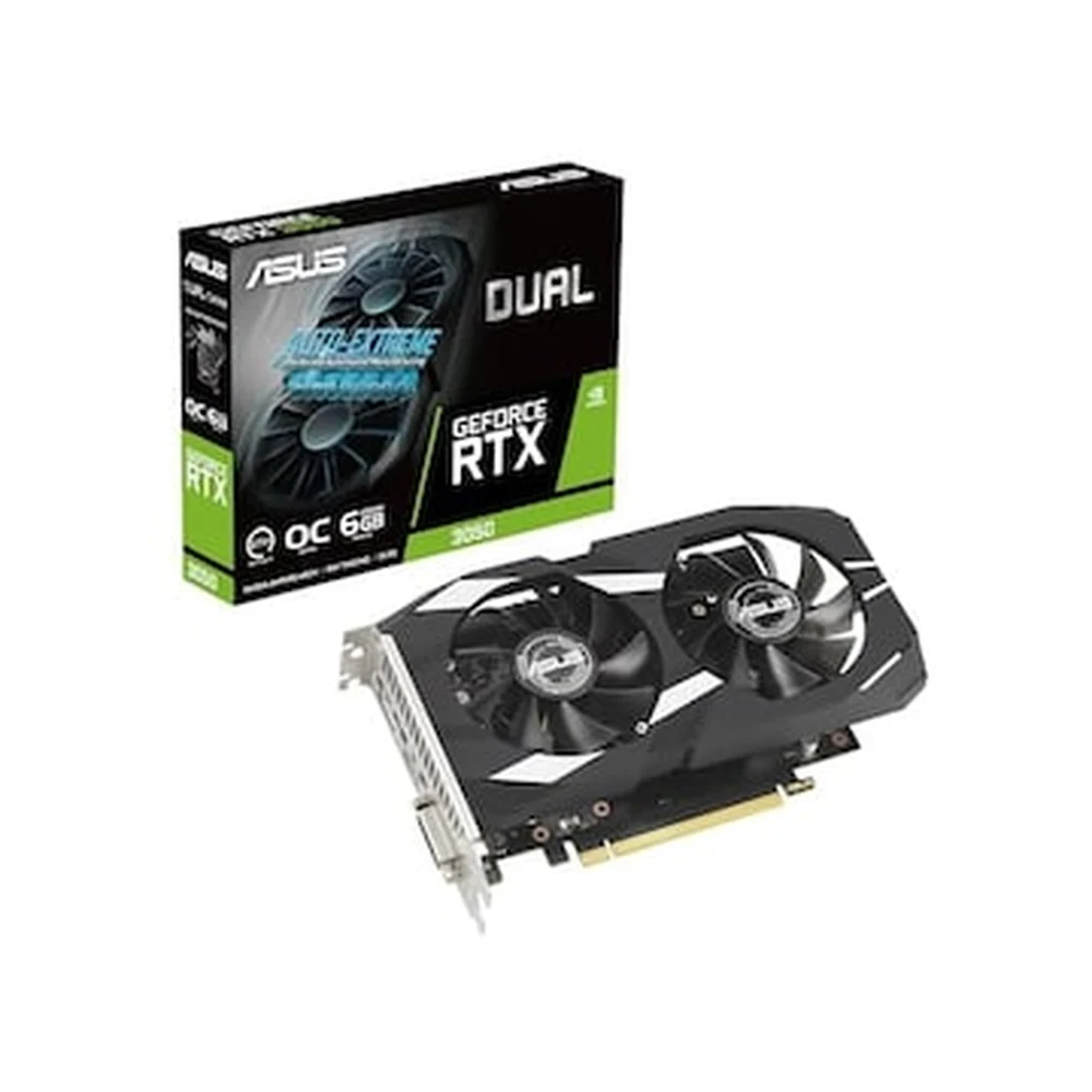 ASUS Dual RTX 3050 compact design