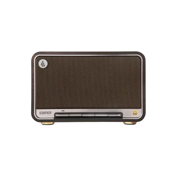 Rear panel connections of Edifier D32 Tabletop Wireless Speaker