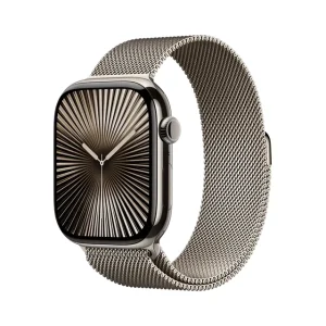 Apple Watch Series 10 46mm Titanium Milanese Loop – Apple Watch Series 10 Titanium